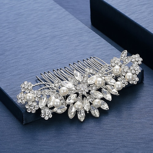 

Alloy Hair Combs / Hair Accessory with Crystals / Rhinestones 1 PC Wedding / Special Occasion Headpiece