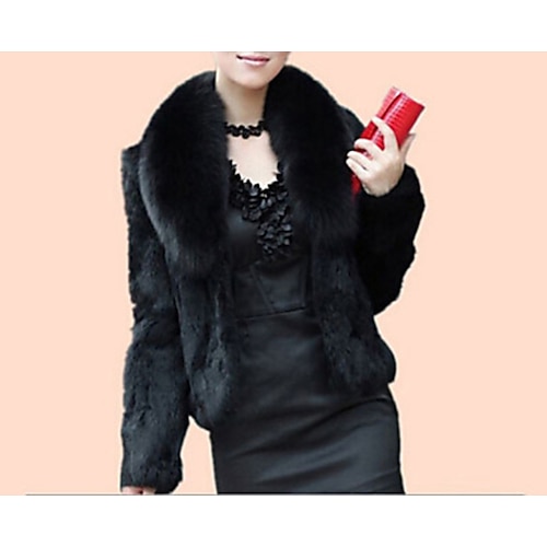 

Long Sleeve Shrugs Faux Fur Wedding Wedding Wraps / Fur Coats With Feathers / Fur / Open Front