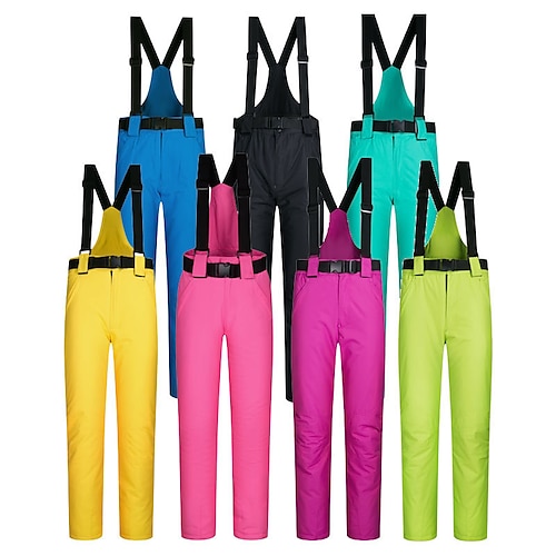 

Men's Women's Ski / Snow Pants Ski Bibs Outdoor Autumn / Fall Waterproof Windproof Warm Wearable Bib Pants for Skiing Camping / Hiking Snowboarding / Winter / Nylon
