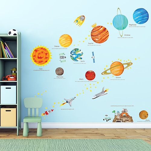 

Animals / Stars Nursery Wall Stickers Removable PVC DIY Home Decoration Wall Decal Nursery / Kids Room Wall Stickers for bedroom living room