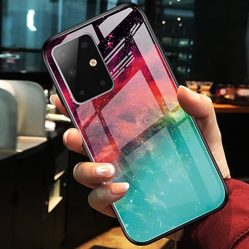 

Colorful Tempered Glass Phone Case for Samsung Galaxy S20 S20 Plus S20 Ultra S10 S10E S10 Plus S9 S9 Plus Note 10 Note 10 Plus A10 A20 A30 A40 A50 A70 A20E