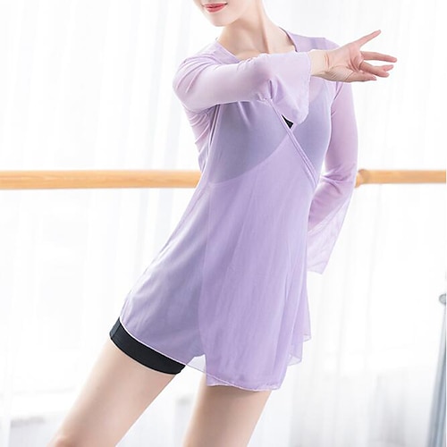 

Ballet Top Split Joint Women's Training Performance Long Sleeve POLY