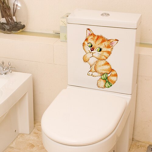 

Toilet Stickers - Animal Wall Stickers Animals Bathroom / Kitchen 15X14.5cm