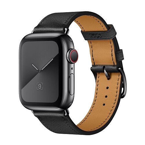 

1 pcs Smart Watch Band for Apple iWatch Apple Watch Series 4 Apple Watch Series 3 Apple Watch Series 2 Apple Watch Series 1 Apple Watch Genuine Leather Smartwatch Strap Leather Loop Replacement