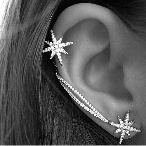 

Women's Cubic Zirconia Stud Earrings Classic Love Vintage Classic Earrings Jewelry Silver / Gold For Party Wedding 1pc