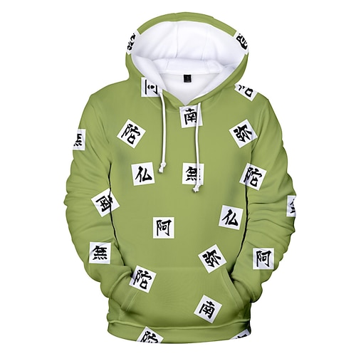

Inspired by Demon Slayer: Kimetsu no Yaiba Cosplay Cosplay Costume Hoodie Back To School Print Hoodie For Men's Women's Adults' Polyster