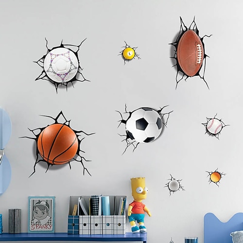 3D football kids sticker football sticker
