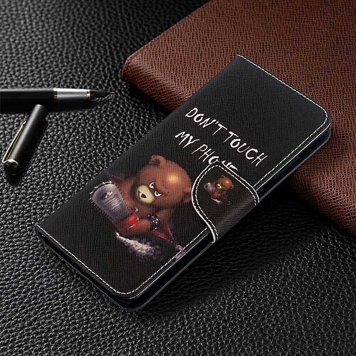 

Case For Samsung GalaxyS22 S21 S20 Plus Ultra A72 A52 A42 A32 Wallet Card Holder with Stand Full Body Cases Cartoon PU Leather Case