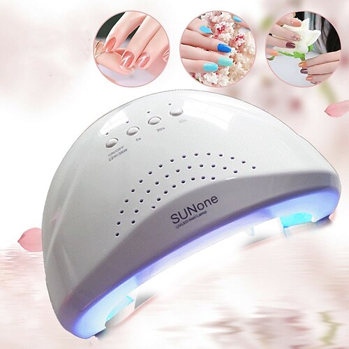 

48W Sunone UV LED Nail Lamp 30 leds Fast Drying Auto Sensor Manicure Tools Suit Bottom Timer LED Display Quick Dry For Manicure for All Gel Nail Base Top Coat