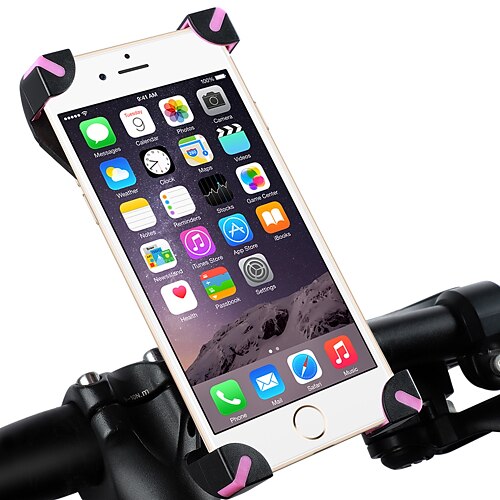 

Bike Phone Mount Anti-Slip Adjustable / Retractable Durable for Road Bike Mountain Bike MTB PVC(PolyVinyl Chloride) Cycling Bicycle Black / Red Black