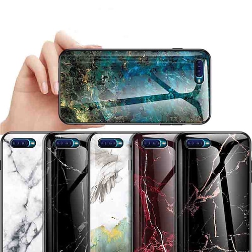 

Phone Case For OPPO Back Cover OPPO Reno2 OPPO Reno2 Z OPPO R11 Plus OPPO R11 Oppo F11 Pro OPPO R9s Plus OPPO R9s OPPO R9 Plus OPPO R9 OPPO A7 Shockproof Ultra-thin Pattern Marble Tempered Glass