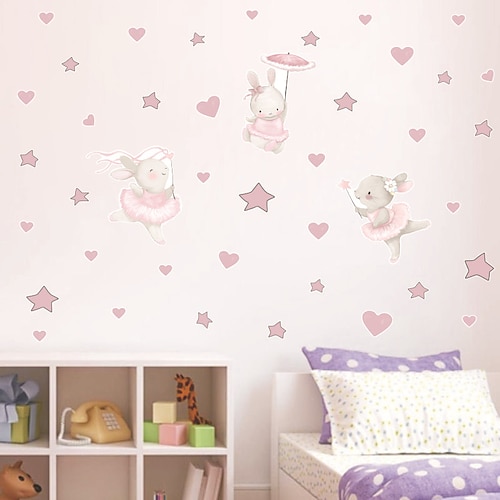 

Decorative Wall Stickers - Plane Wall Stickers Stars / Fairies Nursery / Kids Room 48X53cm