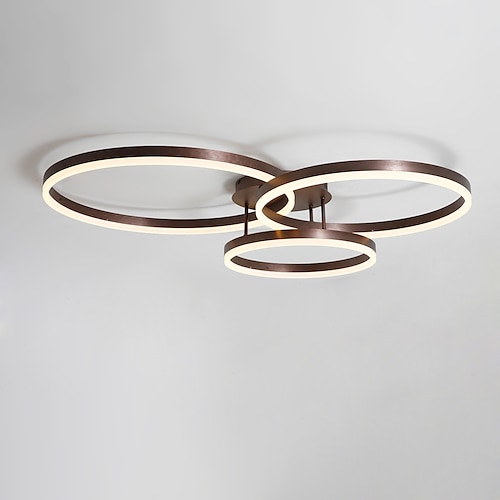 

Modern Ceiling Light LED Flush Mount Lighting for Living Bed Room Kitchen Lamp 50/40/30cm Rings