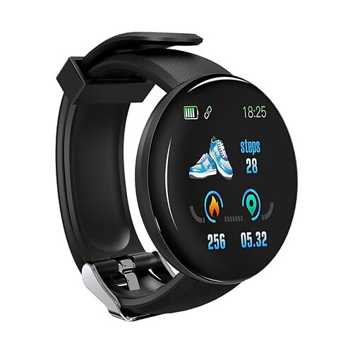 Fabriks-OEM VO369D Smart Watch 1.3 inch Smart armbånd Smartwatch Bluetooth Skridtæller Samtalepåmindelse Aktivitetstracker Kompatibel med Android iOS Mænd Kvinder Vandtæt Touch-skærm Pulsmåler