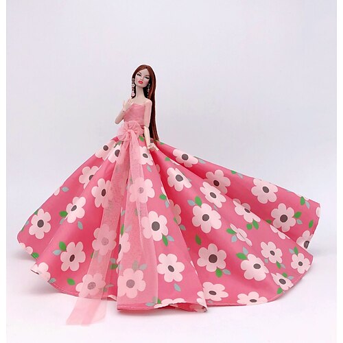 Doll accessories Doll Clothes Doll Dress Wedding Dress Party / Evening Wedding Ball Gown Tulle Lace Polyester For 11.5 Inch Doll Handmade Toy for Girl's Birthday Gifts  Doll Not Included / Kids
