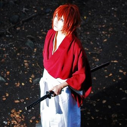 Inspired by Rurouni Kenshin Himura Kenshin Anime Cosplay Costumes Japanese  Cosplay Suits Top Pants Belt For Men's Women's 2023 - US $48.99