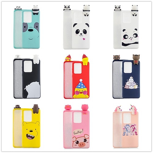 

Phone Case For Samsung Galaxy Back Cover S22 S21 S20 Plus Ultra A72 A52 A42 A32 S9 S8 S7 edge Frosted Pattern DIY Cartoon Solid Color TPU