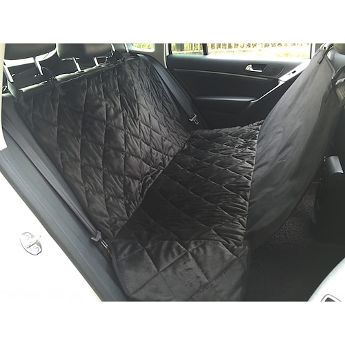 

Dog Mattress Pad Car Seat Cover Bed Blankets Waterproof Foldable Textile Black Brown