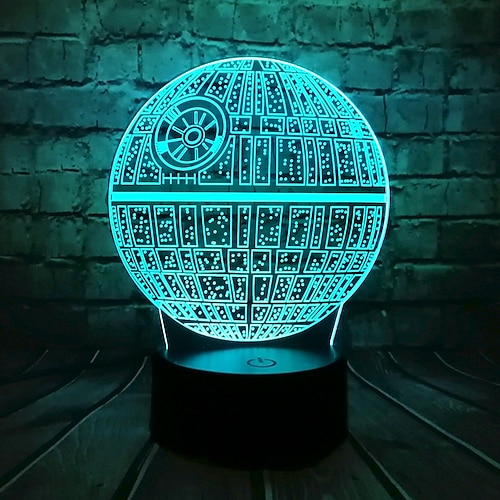 

3D Night Light for Kids Illusion Lamp Toy 7 Colors Changing Dimmable with Smart Touch and Timing Remote Control Cool Gift Ideas for Women Men Boys