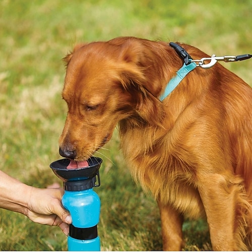 

500ml Dog Water Bottle Pet Puppy Cat Sport Portable Travel Outdoor Dogs Water Bowl Drinker Drinking Water Mug Cup Dispenser