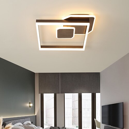 

45 cm Geometric Shapes Flush Mount Lights Aluminum Painted Finishes LED Modern 110-120V 220-240V / CE Certified