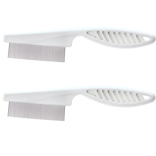 

2pcs Dog Pet Hair Grooming Comb Flea Shedding Brush Puppy Cat Dog Handhold Stainless Hair Combs Cat Dog Bath Cleaning Supplies