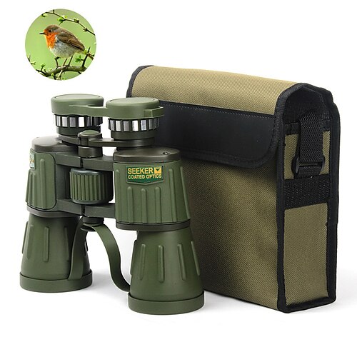 

10 X 50 mm Binoculars Waterproof Portable Wide Angle Night Vision 115/1000 m Fully Coated BAK4 Camping / Hiking Hunting Fishing Aluminium Alloy Bird watching