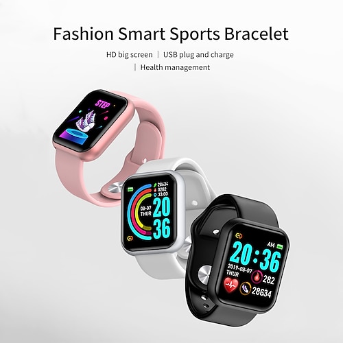 696 L18 Smart Watch 1.3 inch Smartwatch Fitness Running Watch Bluetooth  Pedometer Call Reminder Sleep Tracker Heart Rate Monitor Sedentary Reminder  Compatible with Android iOS IP 67 Women Men Heart 2024 - $17.99