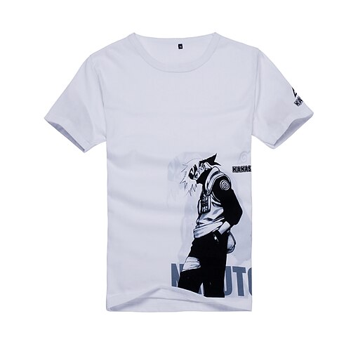 

Inspirado por Naruto Hatake Kakashi Animé Disfraces de cosplay Japonés Camiseta de cosplay Camiseta Para Hombre Mujer