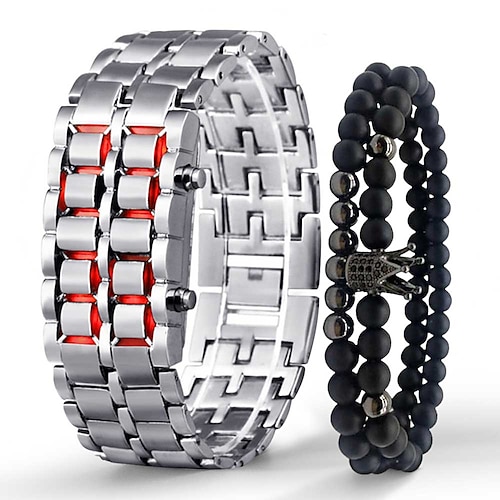 Bulk Buy China Wholesale Iron Samurai Led Watch Faceless Watch For Men Or  Lover $2.5 from OVC International Products Co. Ltd | Globalsources.com