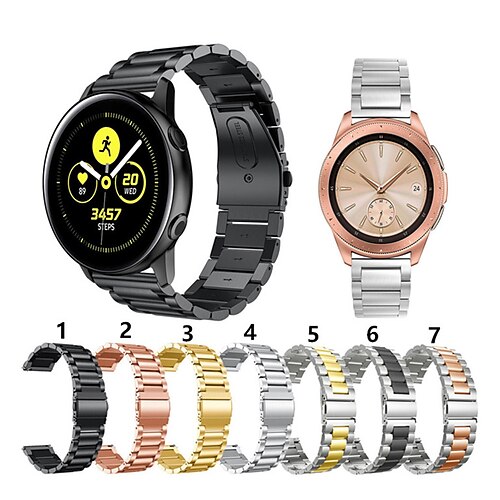 

For Samsung Galaxy Watch 42mm / active / active2 / Gear Sport /S2 classic Metal Smart Watch Band Strap Stainless Steel