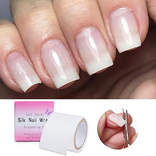 

Silk Nail Wrap Adhesive Nail Protector Wrap UV Gel Nail Art Reinforce Tool Nail Care Manicure Accessories