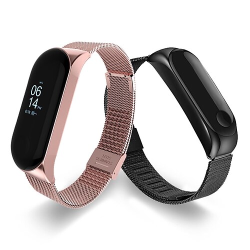 

Watch Band for Xiaomi Mi Band 3/4 Xiaomi Classic Buckle / Milanese Loop Stainless Steel Wrist Strap