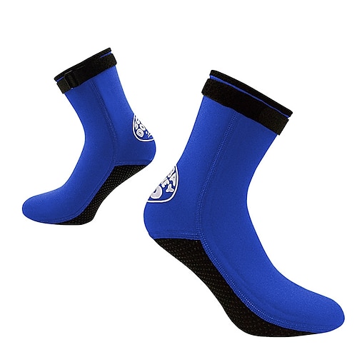 

HISEA Men's Women's Water Socks Neoprene Socks 3mm Neoprene Anti-Slip Thermal Warm Quick Dry Lightweight Durable Swim Shoes for Swimming Diving Surfing Snorkeling Scuba Beach / Barefoot
