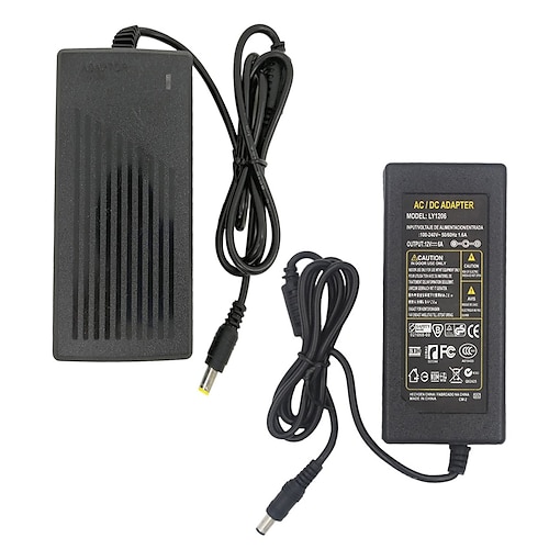 

12V DC 6A 72W Desktop Power Adapter with DC 2.1mm x 5.5mm Connector for LED Flexible Light Strip AC100-240V