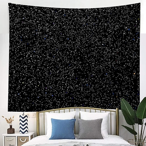 

Outer Space Planet Moon Earth Stars Wall Hanging Wall Tapestry Home Art Decor Wall Decor for Kids Babys Children Bedroom Rooms Ceiling Living Room Nursery School