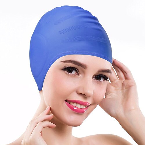 

Swim Cap for Adults Silicone Soft Comfortable Durable Swimming Surfing