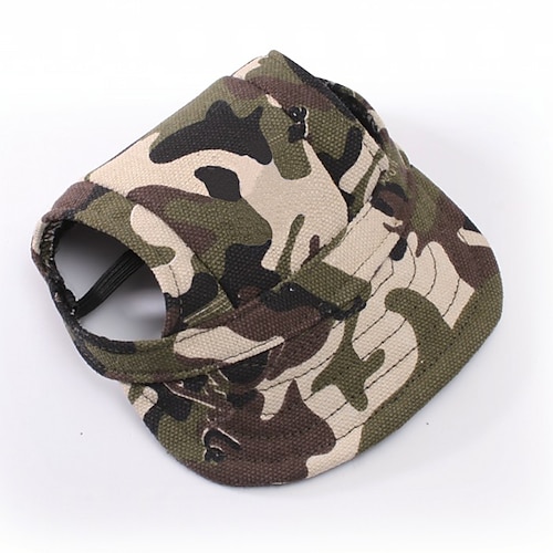 

Cat Dog Hoodie Bandanas & Hats Sport Hat Camo / Camouflage Sports Dog Clothes Puppy Clothes Dog Outfits Camouflage Color Stripe Red / White Costume for Girl and Boy Dog Terylene S M
