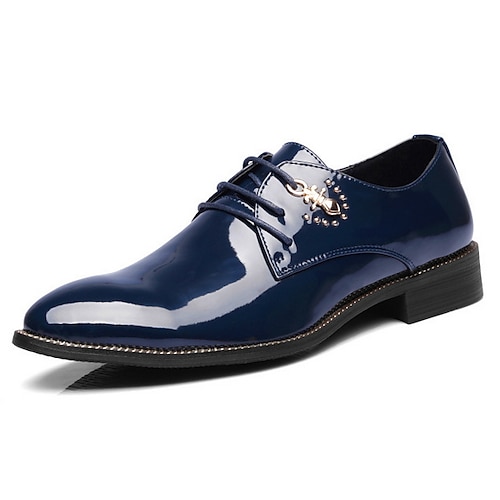 

Homme Oxfords Casual du quotidien Polyuréthane Noir Bleu Printemps été