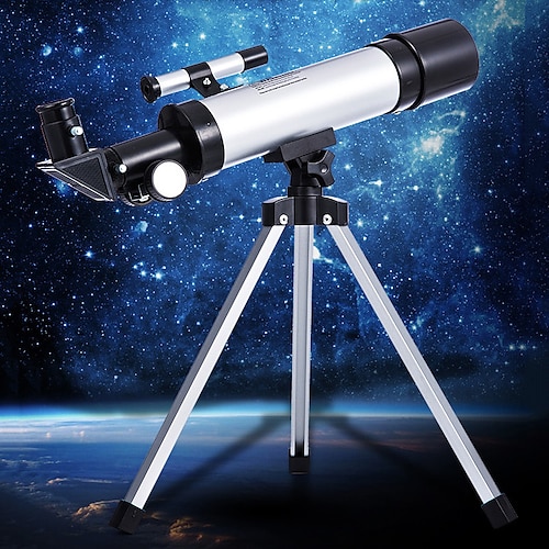 

SUNCORE 18-60 X 50 mm Telescopes for Kids and Beginners, Astronomical Refractor Telescope Portable Durable Easy assembly 144/1000 m Multi-coated BAK4 Camping / Hiking Hunting Fishing Aluminum Alloy