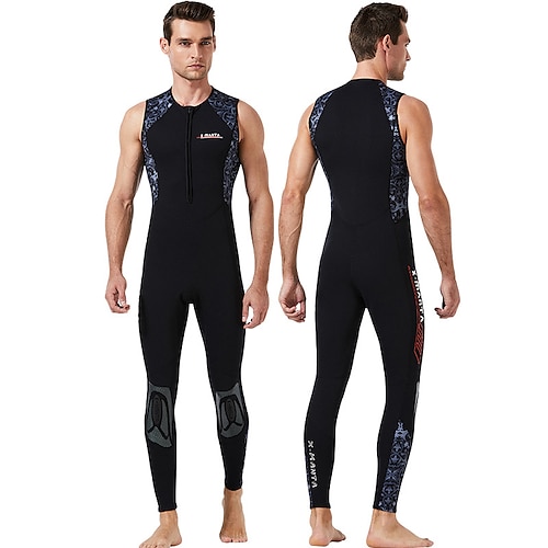 

Dive&Sail Men's Sleeveless Wetsuit 3mm SCR Neoprene Diving Suit Thermal Warm Anatomic Design Quick Dry High Elasticity Sleeveless Front Zip - Swimming Diving Surfing Scuba Patchwork Autumn / Fall