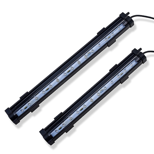 

Waterproof Aquarium Fish Tank LED Lightings Bubble Colorful Light Bar Strip Light Lamp 100-240V