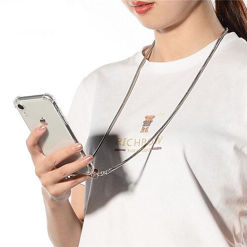 

Phone Case For Apple Back Cover iPhone 13 iPhone 12 Pro Max 11 SE 2020 X XR XS Max 8 7 6 iPhone 13 Pro Max iPhone 13 Mini iPhone 13 Pro Transparent Solid Colored TPU Metal