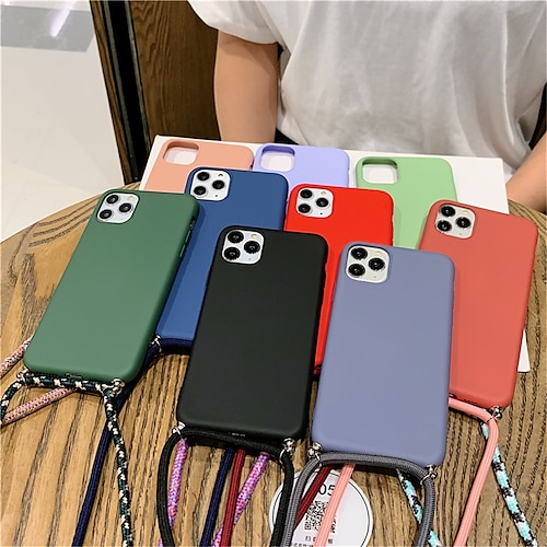 

telefon Etui Til Apple Bagcover Silikone Silikone etui iPhone 14 Pro Max Plus 13 12 11 Mini X XR XS 8 7 Syrematteret Ensfarvet Silikone