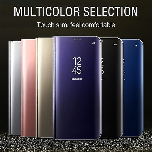 

Smart Mirror Flip Clear View Cover Phone Case For OnePlus 8 Pro OnePlus 7T Pro One Plus 7 Pro OnePlus 6T One Plus 6 Leather Holder Stand Case