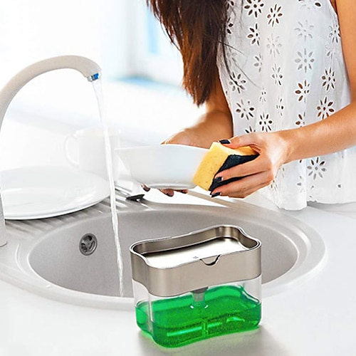 Soap Pump And Sponge Caddy