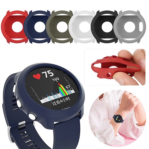 

TPU Slim Smart Watch Protective Case Cover For Garmin Forerunner 645 / 645 Music Frame Smartwatch Accessories