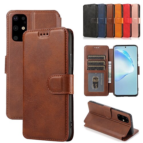 

Magnetic Flip Wallet Leather Case For Samsung Galaxy S22 S21 S20 Plus Ultra A72 A52 A42 A32 Card Holders Phone Cases Cover with Stand