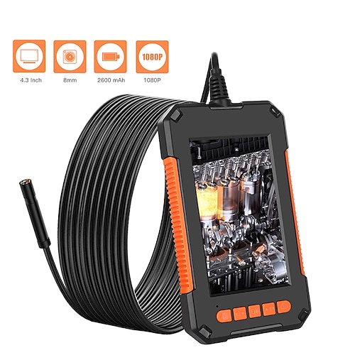 

8 mm lens Industrial Endoscope 1000 cm Working length Portable Handheld Inspection Snake Tube