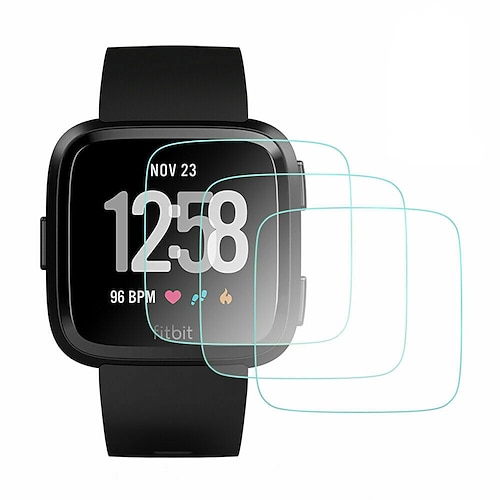 

3 Pcs For Fitbit Versa Fitbit Versa 2 Tempered Glass Smartwatch Screen Protector 9H Hardness